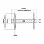 Aisens Soporte de Pared Inclinable WT70T-019 para TV de 37-70 pulgadas, Negro